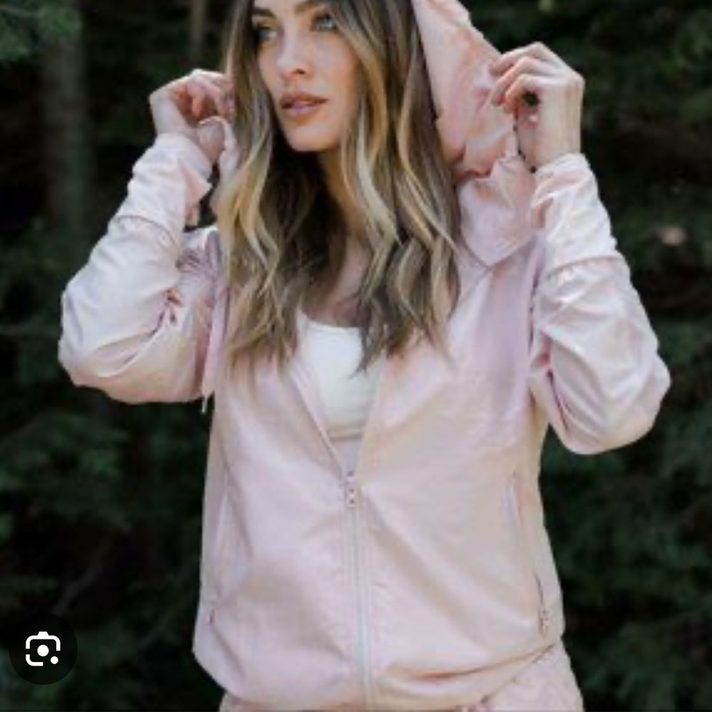 Zyia blush bomber jacket